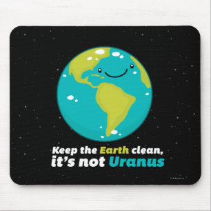 Behalten Sie die Erde sauber Mousepad