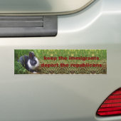 behalten Sie die Immigranten Autoaufkleber (Auf Auto)