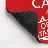 Behalten Sie die Ruhe und Auftrag Takeout (in Mousepad (Ecke)