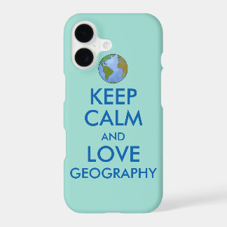 Behalten Sie die Ruhe und Liebe-Geografie