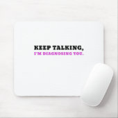 Behalten Sie die Unterhaltung Im Sie bestimmend Mousepad (Mit Mouse)