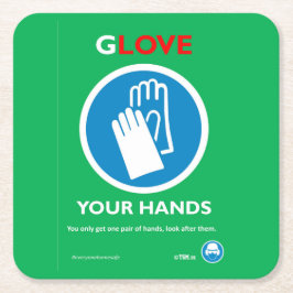 behalten Sie diese Tabelle frei von den Rechteckiger Pappuntersetzer