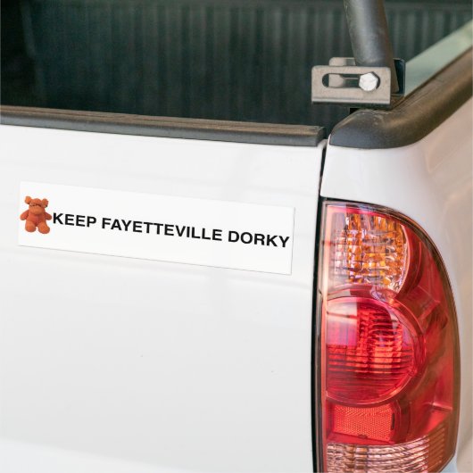 Behalten Sie Dorky Autoaufkleber Fayettevilles (Auf Lkw)