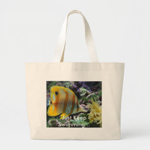 Behalten Sie einfach Schwimmen-Tasche Jumbo Stoffbeutel
