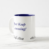 Behalten Sie einfach Schwimmen-Tasse Zweifarbige Tasse (Vorderseite Links)