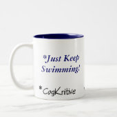 Behalten Sie einfach Schwimmen-Tasse Zweifarbige Tasse (Links)