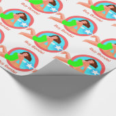 Behalten Sie EM-Fliegen Geschenkpapier (Ecke)