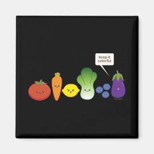 Behalten Sie es bunt (einfacher Entwurf) Magnet