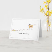 behalten Sie es einfach Karte (Gelbe Blume)