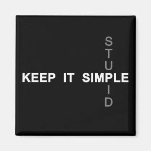 Behalten Sie es einfach Magnet