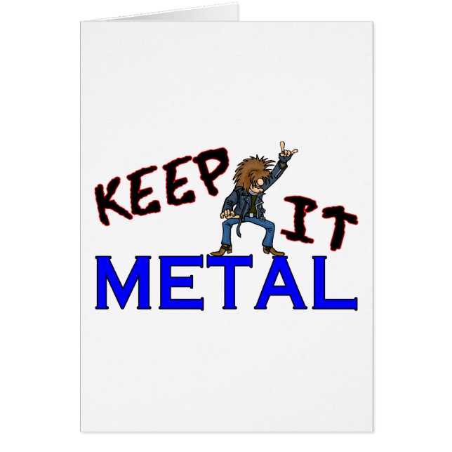 Behalten Sie es Metall (Vorne)