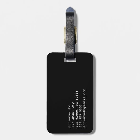 Behalten Sie es nobler Las- Vegasgepäck-Umbau Gepäckanhänger (Rückseite vertikal)