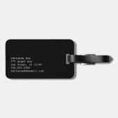 Behalten Sie es nobler Las- Vegasgepäck-Umbau Gepäckanhänger (Rückseite horizontal)