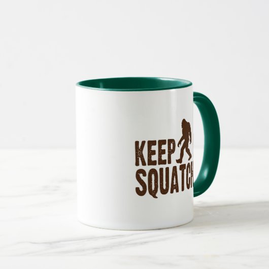Behalten Sie es Squatchy Kaffee-Tasse Tasse (VorderseiteRechts)