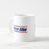 Behalten Sie Furcht lebendig Kaffeetasse (Vorderseite Links)
