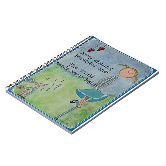 Behalten Sie glänzendes schönes! Notizblock (Linke Seite)