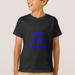 Behalten Sie graues Blau des Ruhe- und T-Shirt