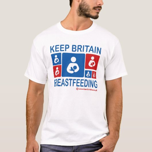 Behalten Sie Großbritannien-Stillen T-Shirt (Vorderseite)
