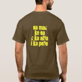 Behalten Sie hawaiisches langes T-Shirt Hawaiis (Rückseite)