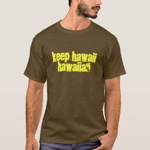 Behalten Sie hawaiisches langes T-Shirt Hawaiis