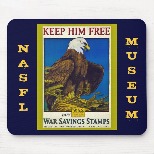 Behalten Sie ihn frei Mousepad (Vorne)