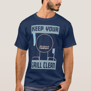 Behalten Sie Ihr sauberes T-Shirt des Grills