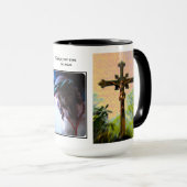 Behalten Sie Ihre Augen auf Jesus-Tasse Tasse (VorderseiteRechts)
