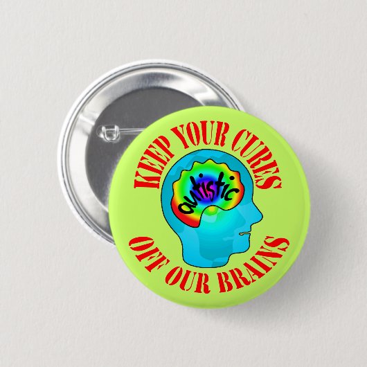 Behalten Sie Ihre Heilungs-Knöpfe Button (Vorne & Hinten)