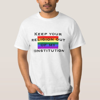 Behalten Sie Ihre Religion aus meinem const T-Shirt