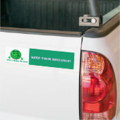 Behalten Sie Ihren Abstand Autoaufkleber (Auf Lkw)