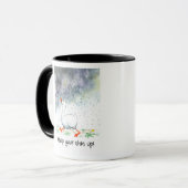 "Behalten Sie Ihren Chin oben!" Wecker-Tasse Tasse (Vorderseite Links)