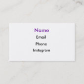 Behalten Sie im Touch-Karten-Lager Visitenkarte (Rückseite)