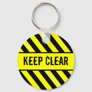 Behalten Sie klar Schlüsselanhänger
