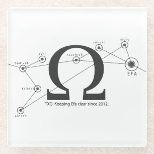 Behalten Sie klaren Untersetzer Efa