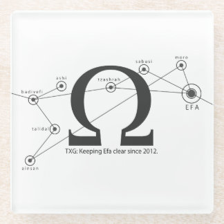 Behalten Sie klaren Untersetzer Efa