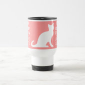 Behalten Sie korallenrote Farbe der Ruhe- und Reisebecher (Mittel)