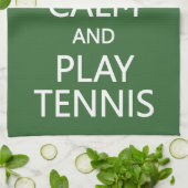 Behalten Sie Küchentuch des Ruhe-u. Spiel-Tennis (Gefaltet)