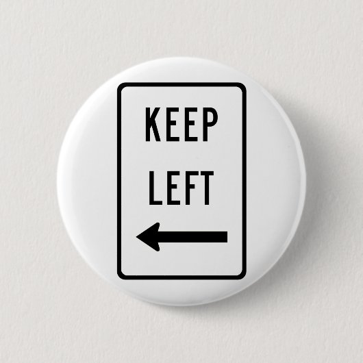 Behalten Sie links Zeichen Button (Vorderseite)