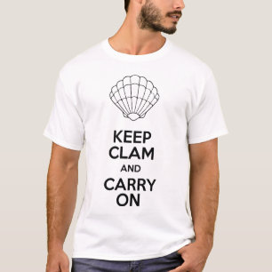Behalten Sie Muschel und machen Sie T - Shirt