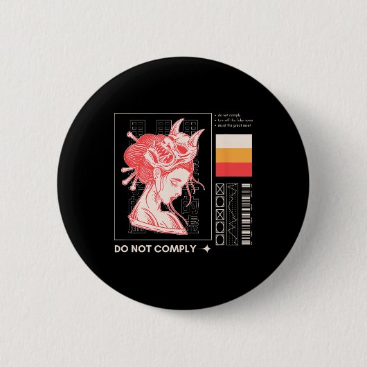 Behalten Sie nicht die große Zurückhaltung Button (Vorderseite)
