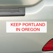 Behalten Sie Portland in Oregon Autoaufkleber (Auf Auto)