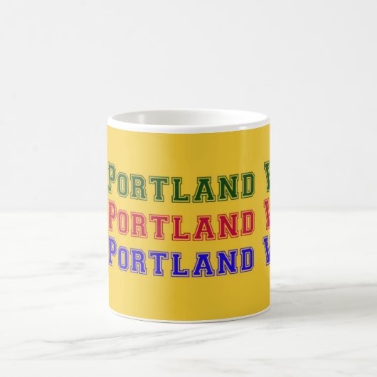 Behalten Sie Portland sonderbar Kaffeetasse (Mittel)