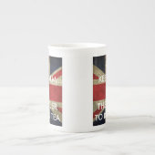 Behalten Sie Ruhe, Butler zu fragen, um Tee zu Porzellantasse (Vorderseite)