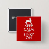 BEHALTEN SIE RUHE BUTTON (Vorne & Hinten)