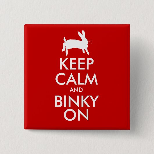 BEHALTEN SIE RUHE BUTTON (Vorderseite)