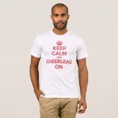 Behalten Sie Ruhe Cheerlead T-Shirt (Vorne ganz)