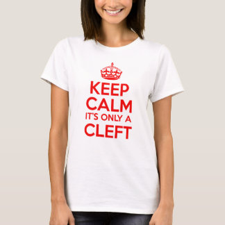 Behalten Sie Ruhe, die es nur ein Spalten-Shirt - T-Shirt