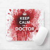 Behalten Sie Ruhe, die ich ein Doktor Bloody Mousepad (Mit Mouse)
