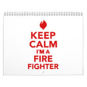 Behalten Sie Ruhe, die ich ein Feuerwehrmann bin Kalender (Titelbild)