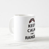 BEHALTEN Sie RUHE, die ich EIN FÖRSTER bin Kaffeetasse (Vorderseite Links)